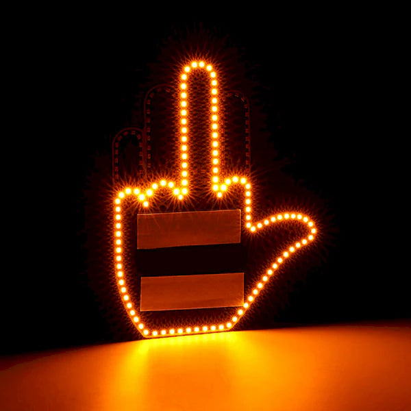 Mano interactiva de Luz Led para tu carro 🤟✋