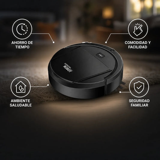 ASPIRADORA ROBOT 3 EN 1 LIMPIEZA HOGAR